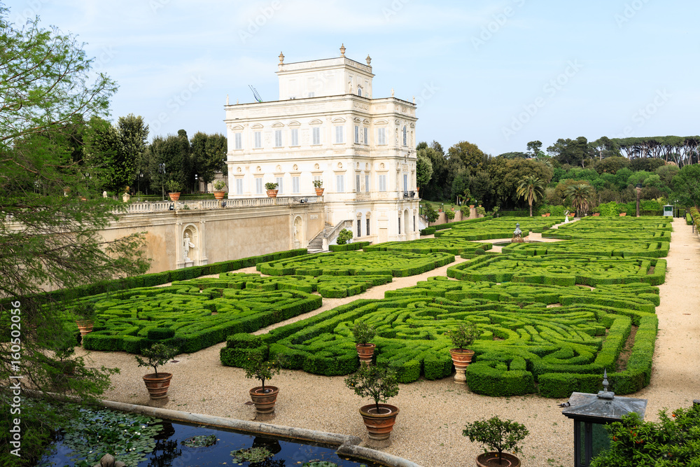 Fototapeta premium Villa Doria Pamphili przy Via Aurelia Antica, Rzym, Włochy