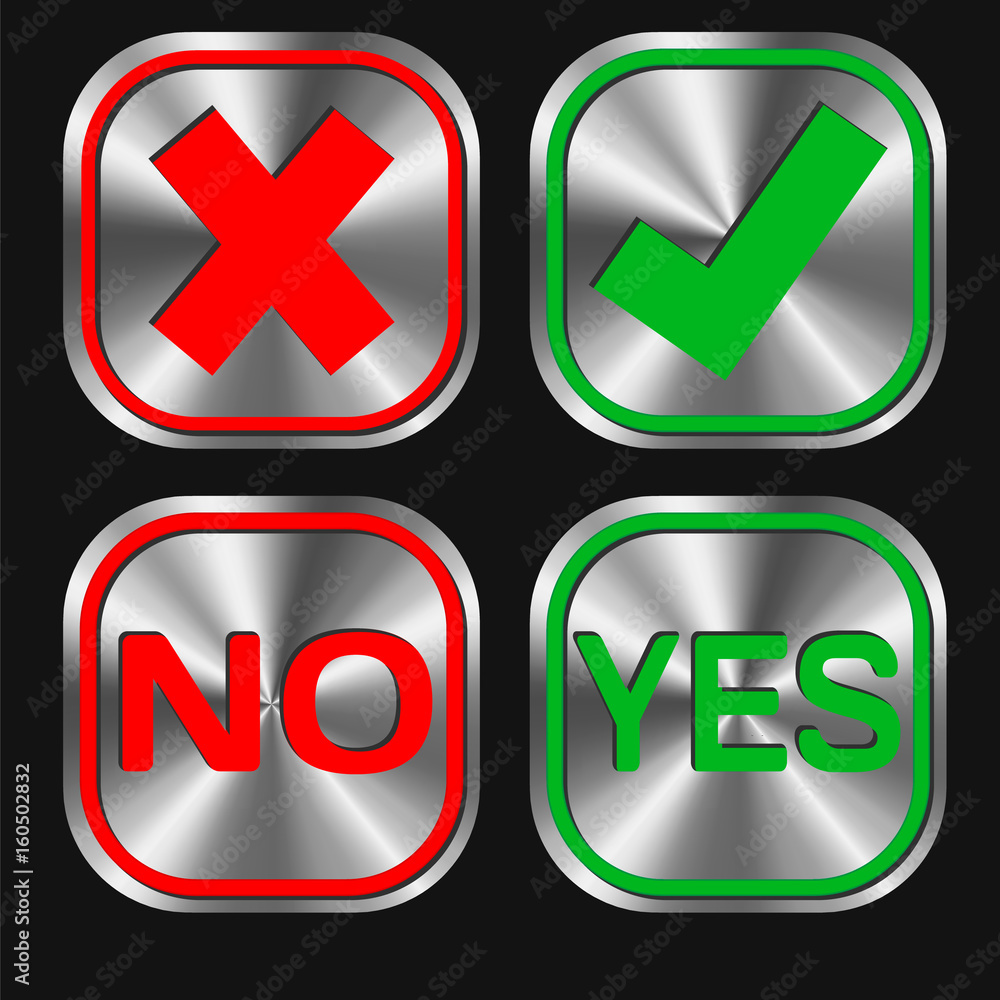 button yes no button yes no