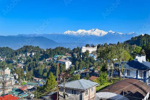 kanchenjunga view from Darjeeling city