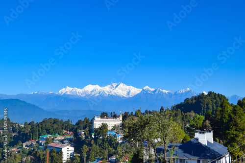 kanchenjunga view from Darjeeling city photo