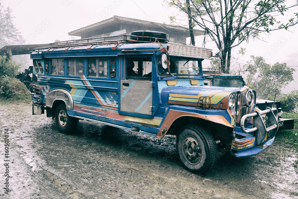 in asia philipphines the typical bus in asia philipphines the typical bus