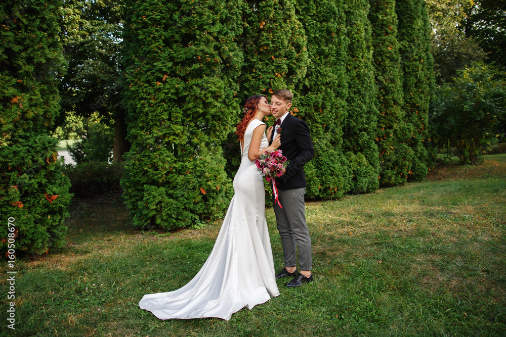 Wedding couple in love Wedding couple in love