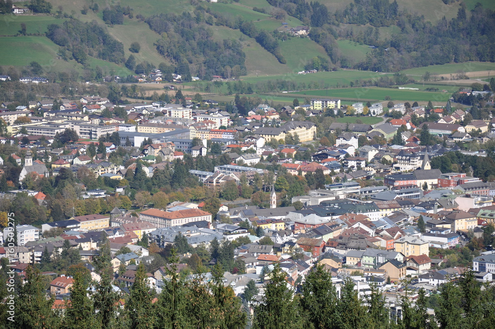 Stadt, Lienz, Osttirol, Kirche, Altstadt, St. Andrä, Bahnhof, Eisenbahn ...