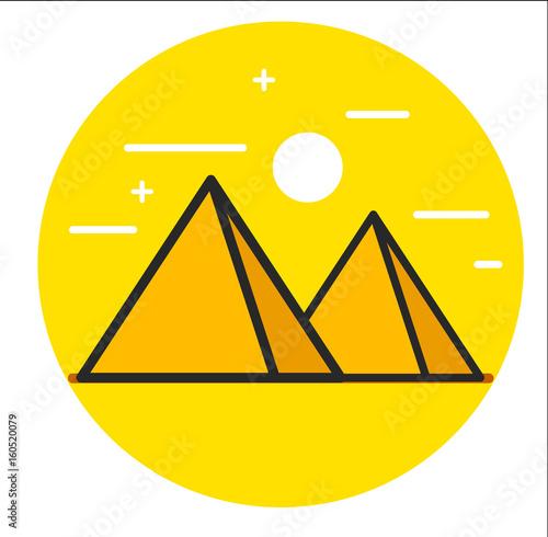 Pyramid icon.