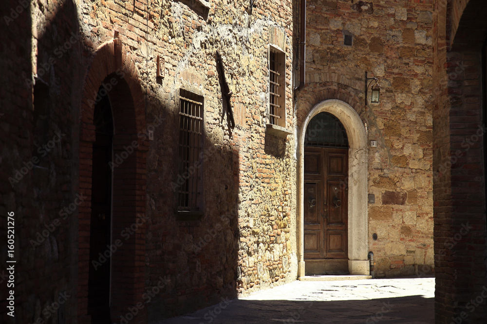 Italia,Toscana, Montepulciano, il paese.