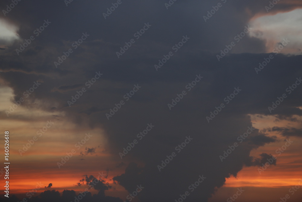 Clouds at sunset in rural Indiana Clouds at sunset in rural Indiana
