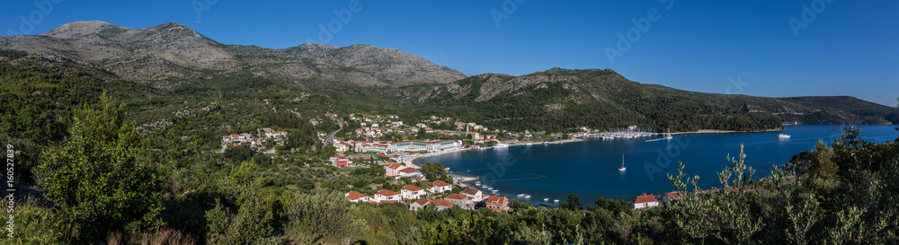 Slano an der Bucht von Slano - Panorama Slano an der Bucht von Slano - Panorama