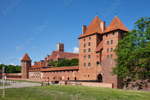 Malbork Castle of Teutonic Order in Poland