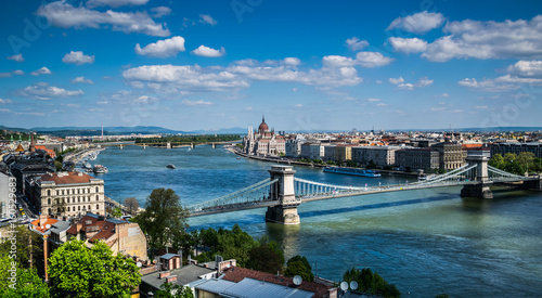 Chain bridge in Budapest © VarnakovR