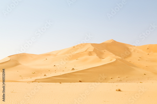 in oman old desert  rub al khali the empty  quarter and outdoor  sand dune