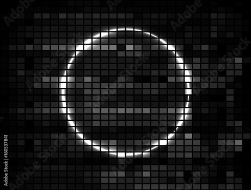 Abstract background. Deepening voluminous objects, from wavy lines