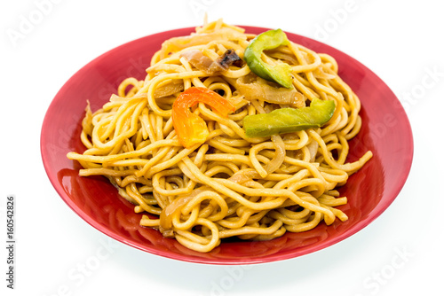 fried noodle asian food on the table