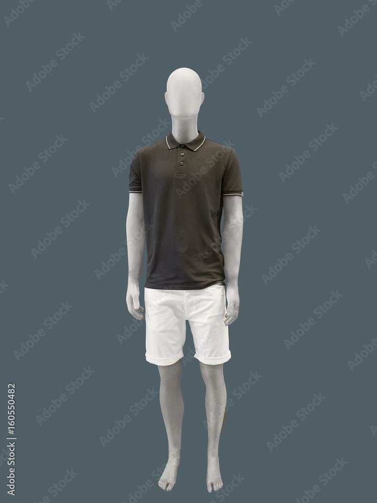 Full-length male mannequin. Full-length male mannequin.