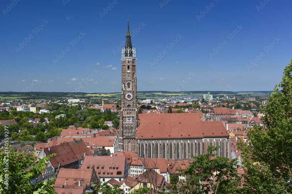 LANDSHUT - Martinskirche-höchster Backsteinturm der Welt