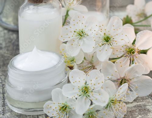 natural cosmetics  fresh as flowers