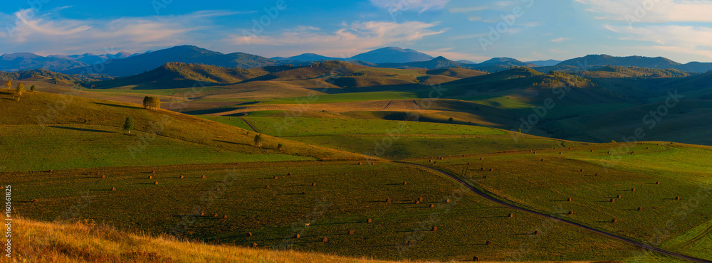 Beauty summer evening in the mountains Beauty summer evening in the mountains