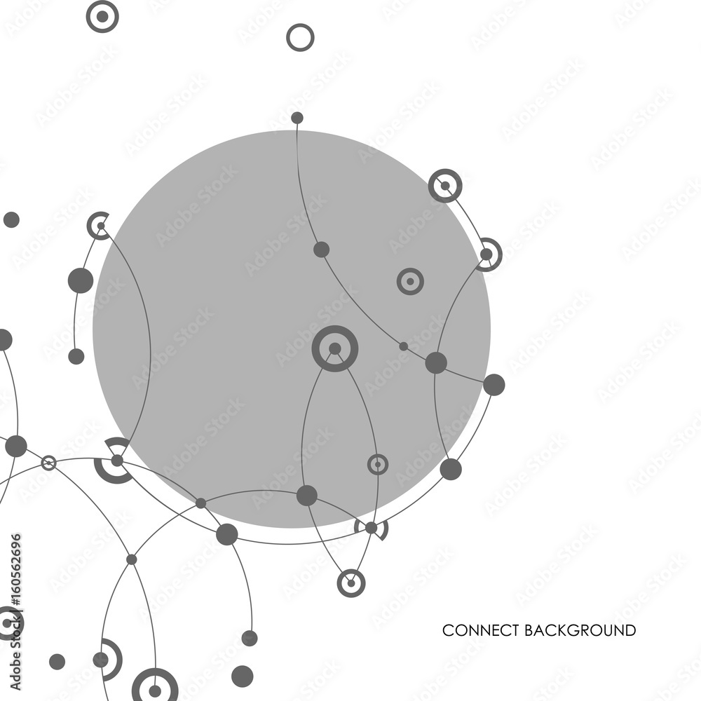 Abstract pattern of rounded lines and dots with space for text Abstract pattern of rounded lines and dots with space for text