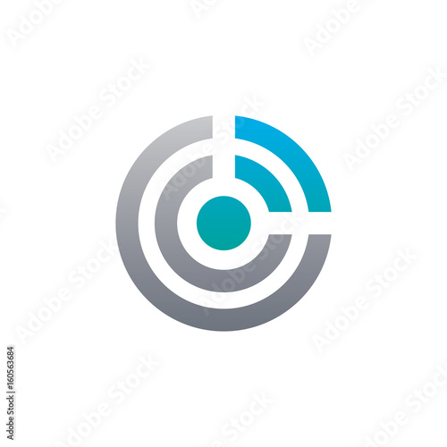 Circle Signal Communication Logo