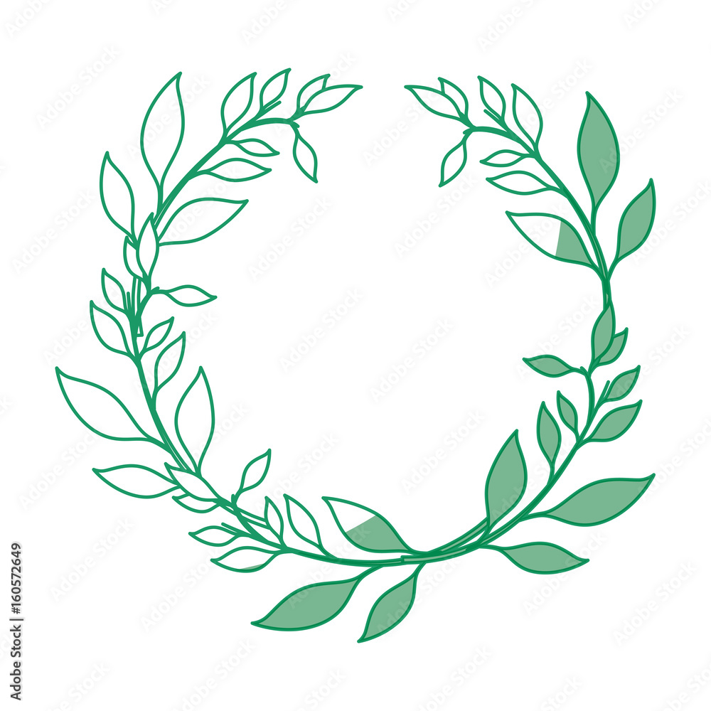 leaf around symbol icon vector illustration graphic design leaf around symbol icon vector illustration graphic design