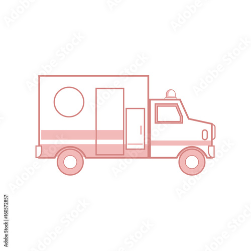 Wallpaper Mural ambulance health care transport emergency urgent hospital vector illustration Torontodigital.ca