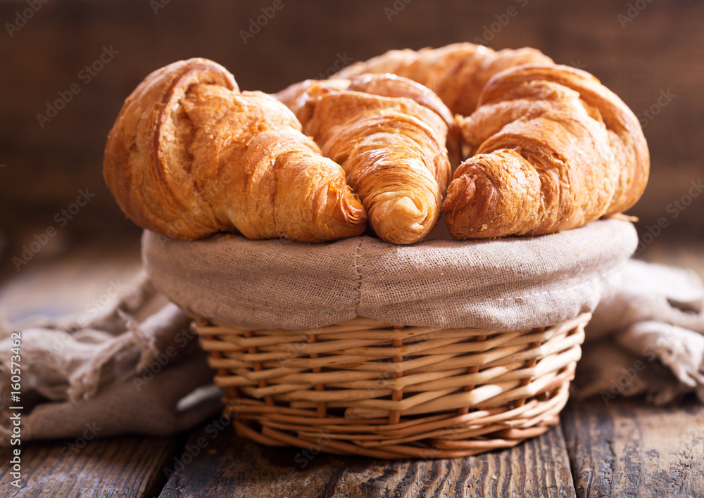 fresh baked croissants