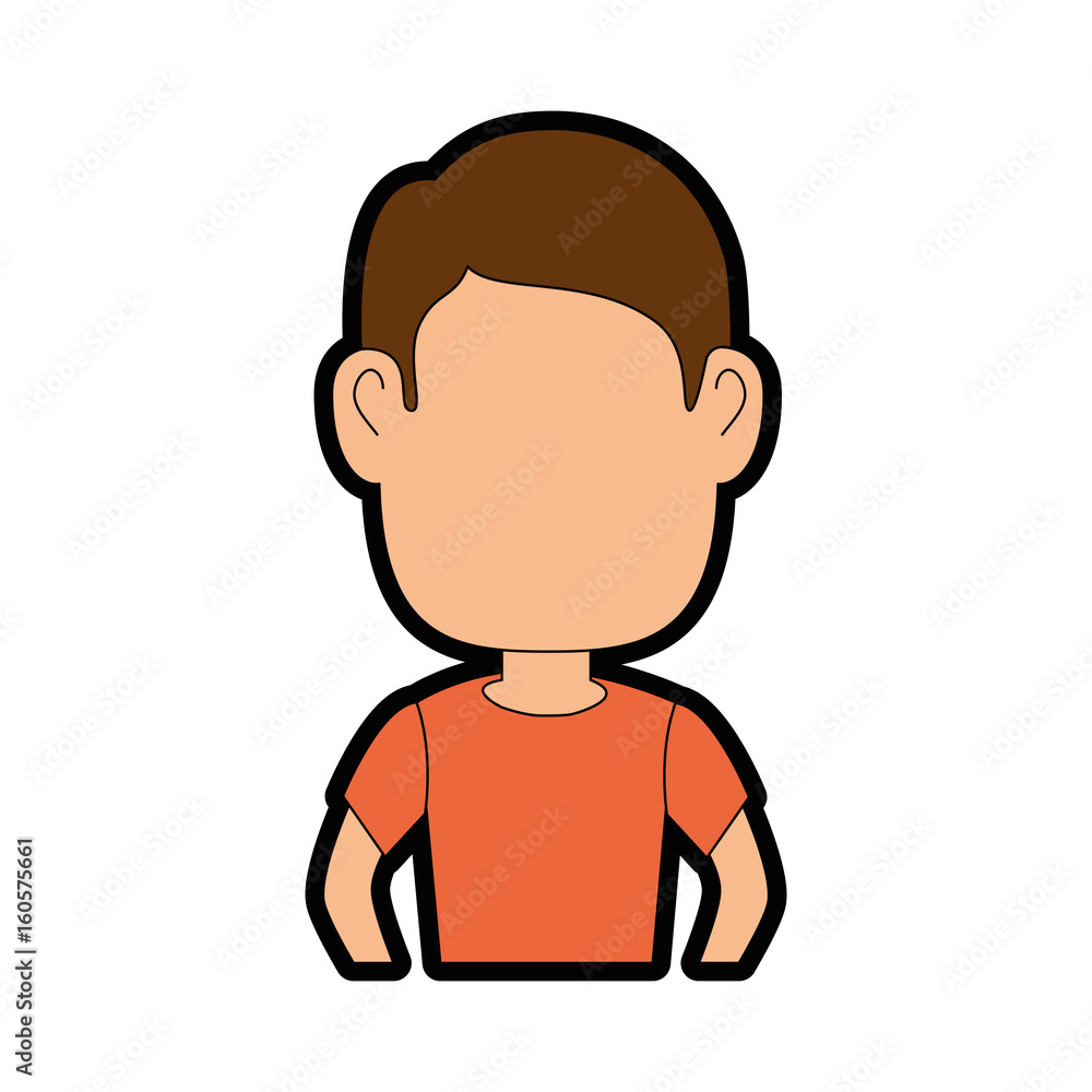 Guy cartoon profile icon vector illustration graphic design Guy cartoon profile icon vector illustration graphic design