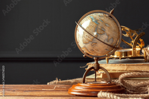 vintage marine still life. close up .