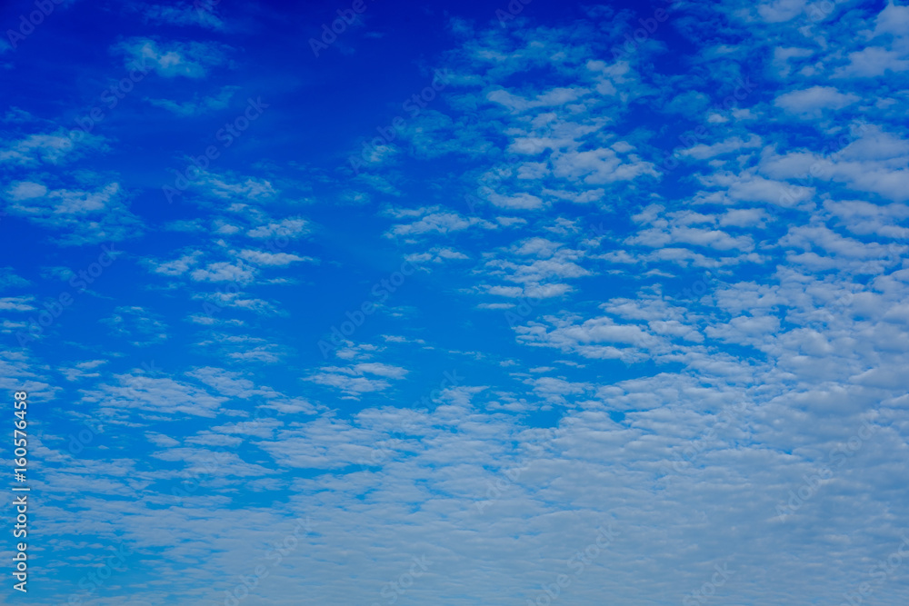 Clouds on blue sky