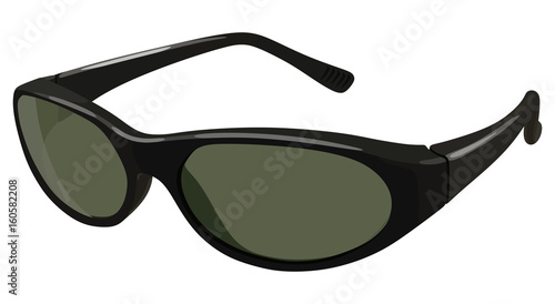 Black sunglasses side