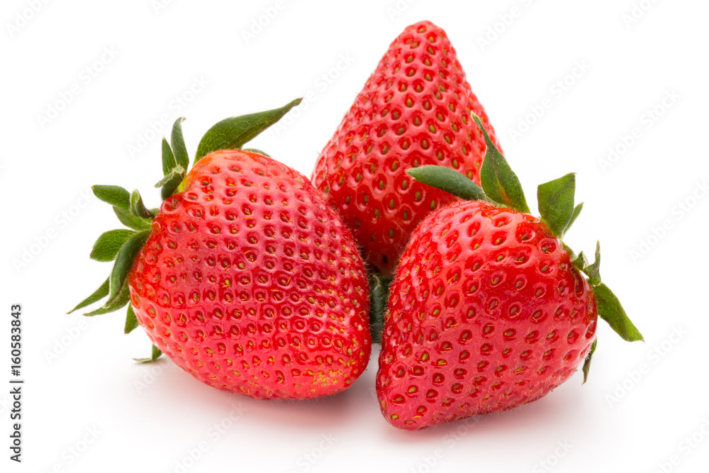 Strawberry isolated on white background. Fresh berry. Strawberry isolated on white background. Fresh berry.