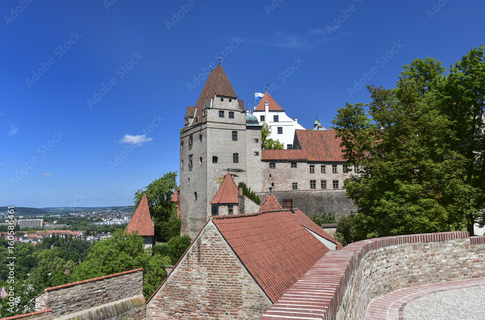 LANDSHUT - Burg Trausnitz im Jahre 1150 erbaut