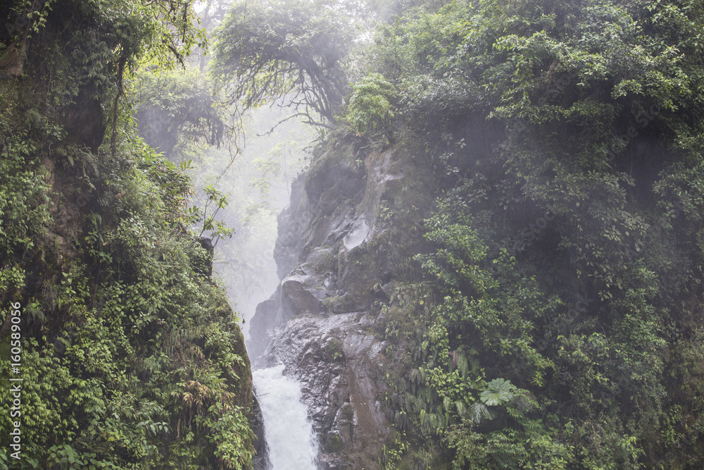 Costa Rican Waterfall Costa Rican Waterfall