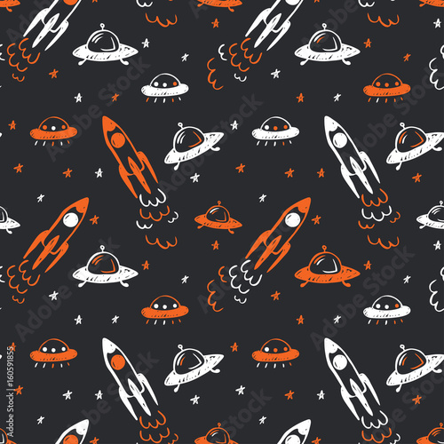 spaceship pattern color