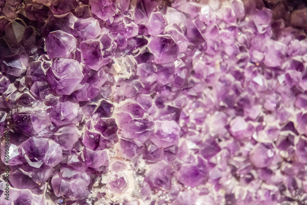 Natural amethyst crystal background Natural amethyst crystal background