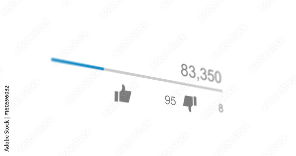video views counter, counter of likes. video views counter, counter of likes.