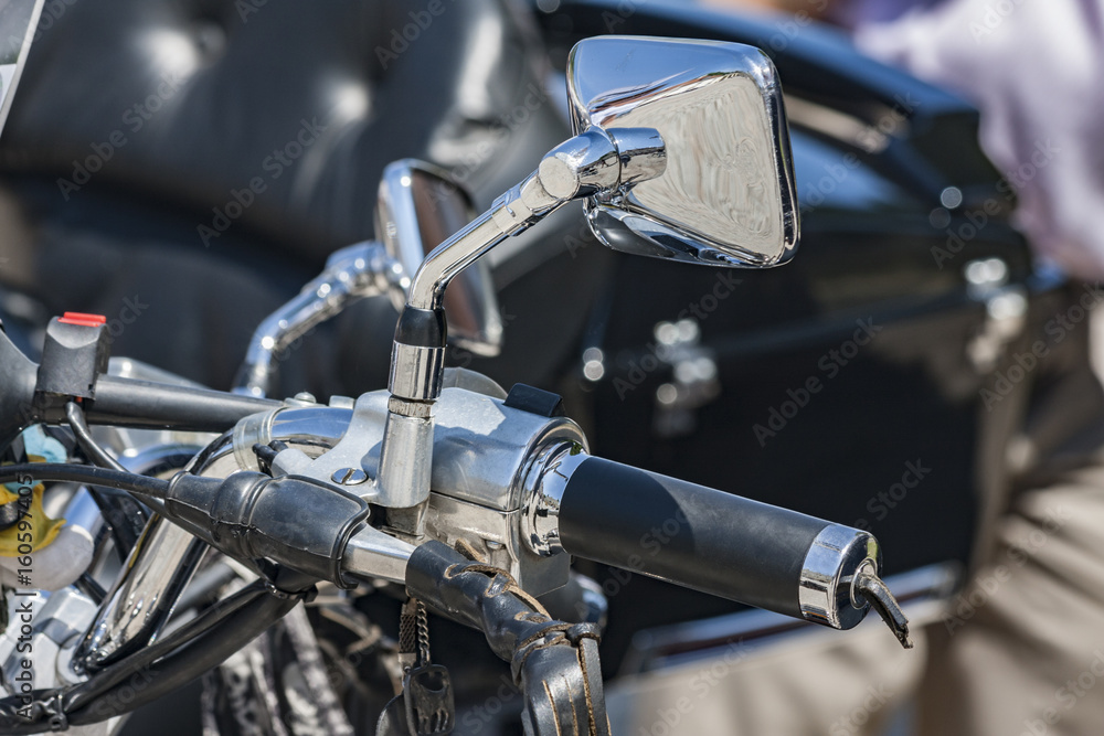 Motorcycle touristic detail