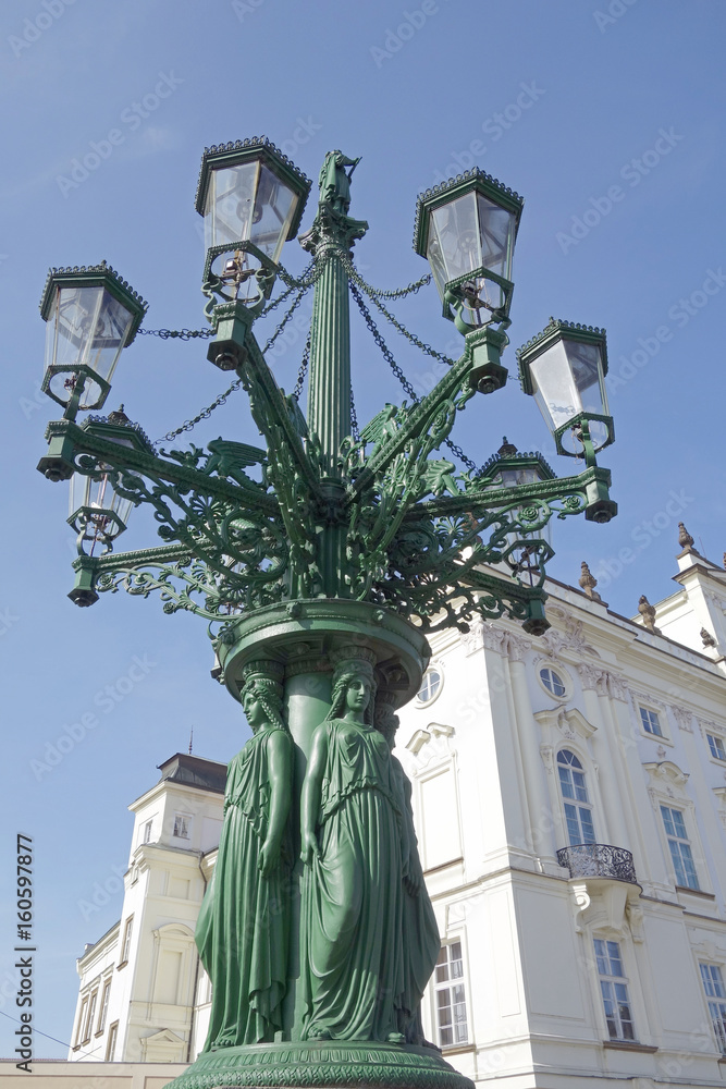 Naklejka premium Hradschiner Platz in Prag