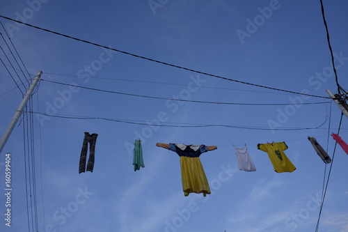 cloths to dry