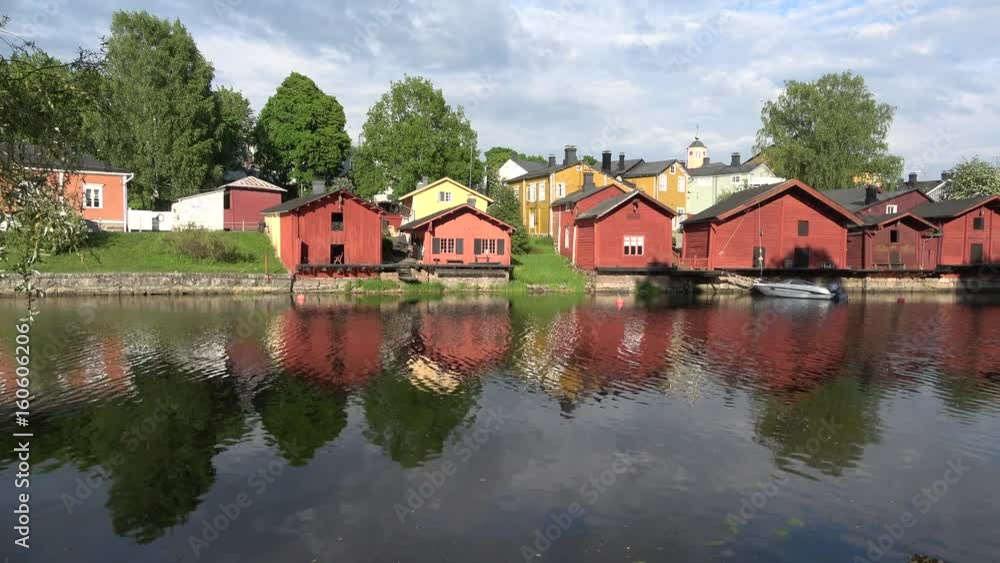 View of the old Finnish town of Porvoo cloud june evening View of the old Finnish town of Porvoo cloud june evening