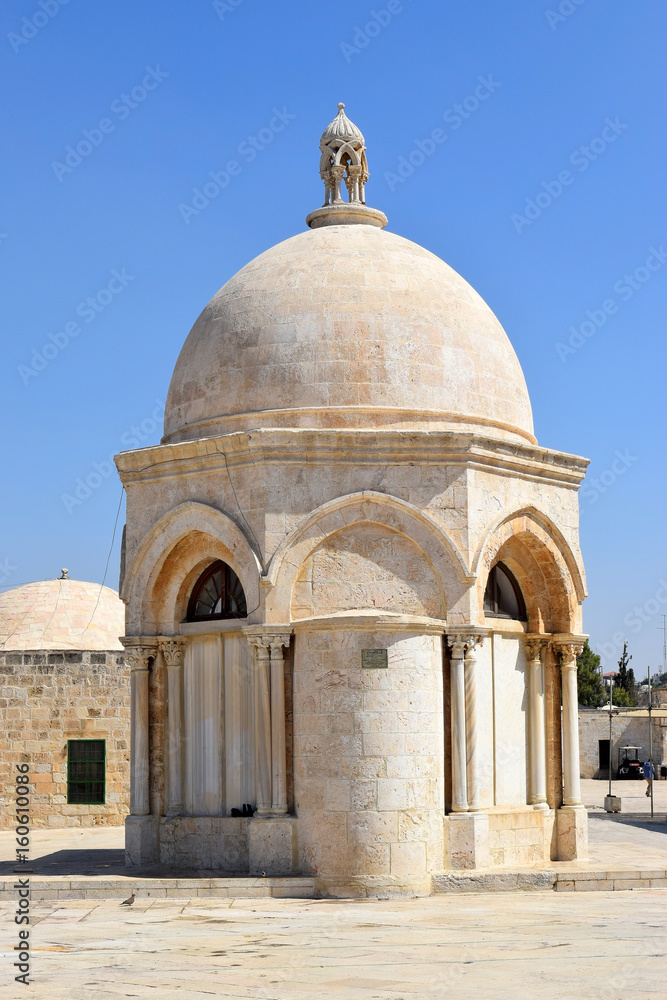Fototapeta premium Dome of the Ascension, Temple Mount, Old City of Jerusalem, Israe
