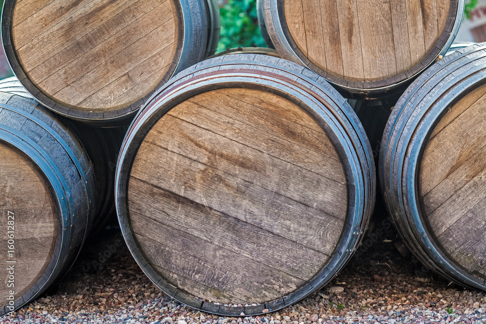 wine or whisky barrels