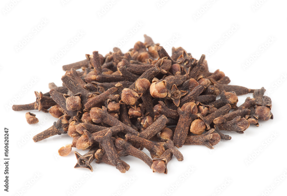 Heap of dried cloves, isolated Heap of dried cloves, isolated