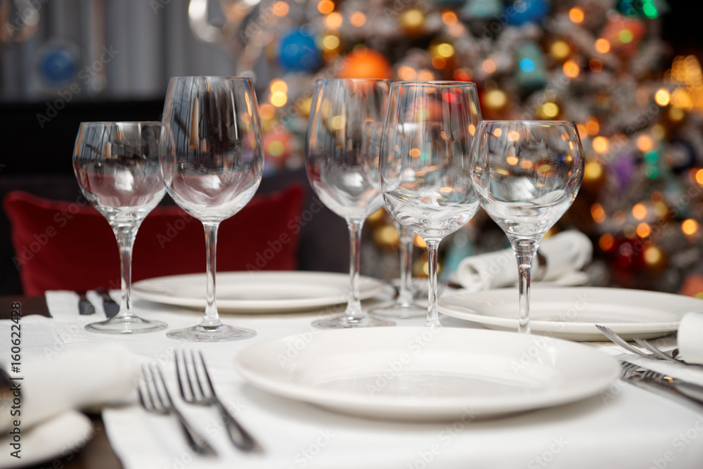Place setting in a restaurant Place setting in a restaurant