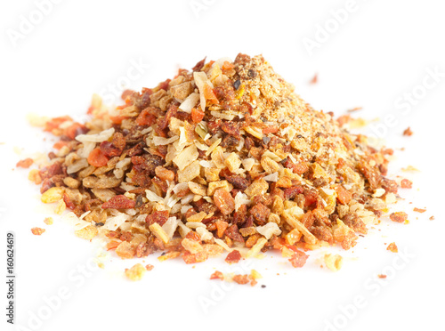 Heap of hot meat seasoning