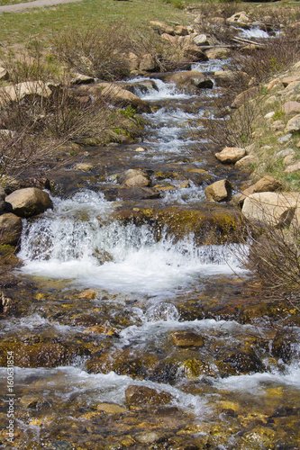 Stream running through Rocky Mountain National Park