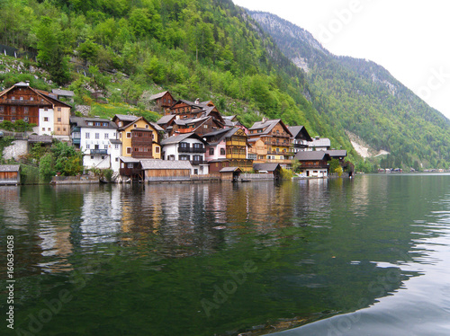 Beautiful Lake Village of Hallstatt, Salzkammergut, Austria © jobi_pro