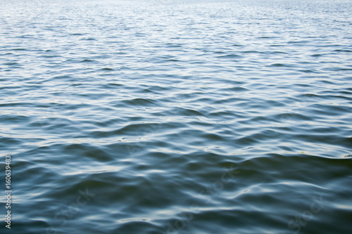 Isolated close-up of ripples on the surface of the river