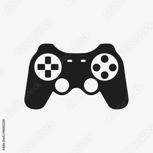 Gamepad icon in flat style. Vector.