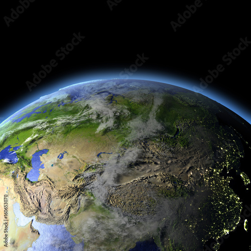 Central Asia from space