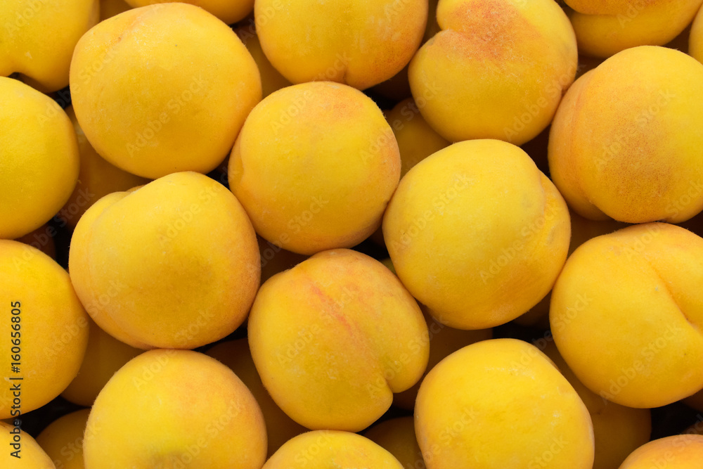 Ripe apricots fruit background